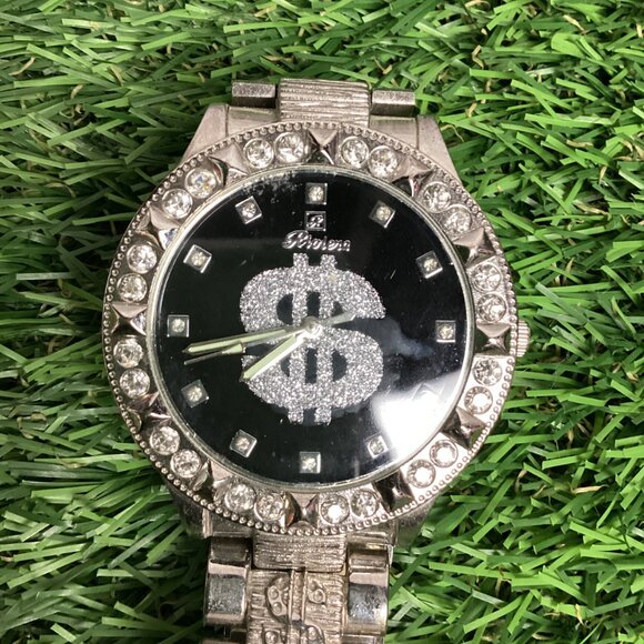 Old School Bling Watch Bling Dollar Sign - Picture 3 of 8